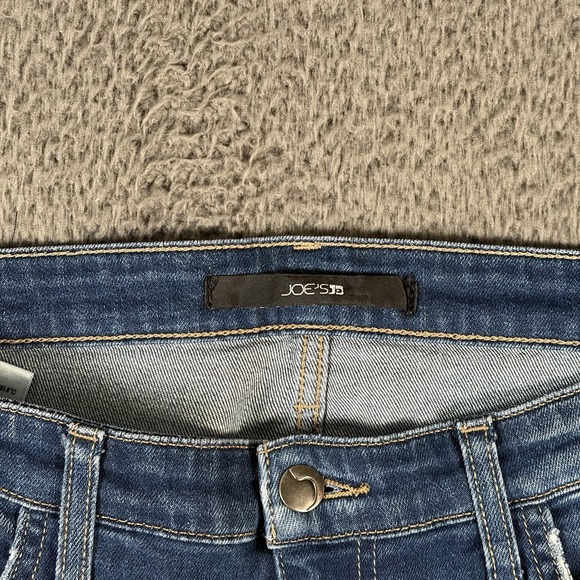 Joes Jeans Womens 28x30 Blue Skinny Stretch Mid-Rise Whiskered Preppy - Picture 3 of 9
